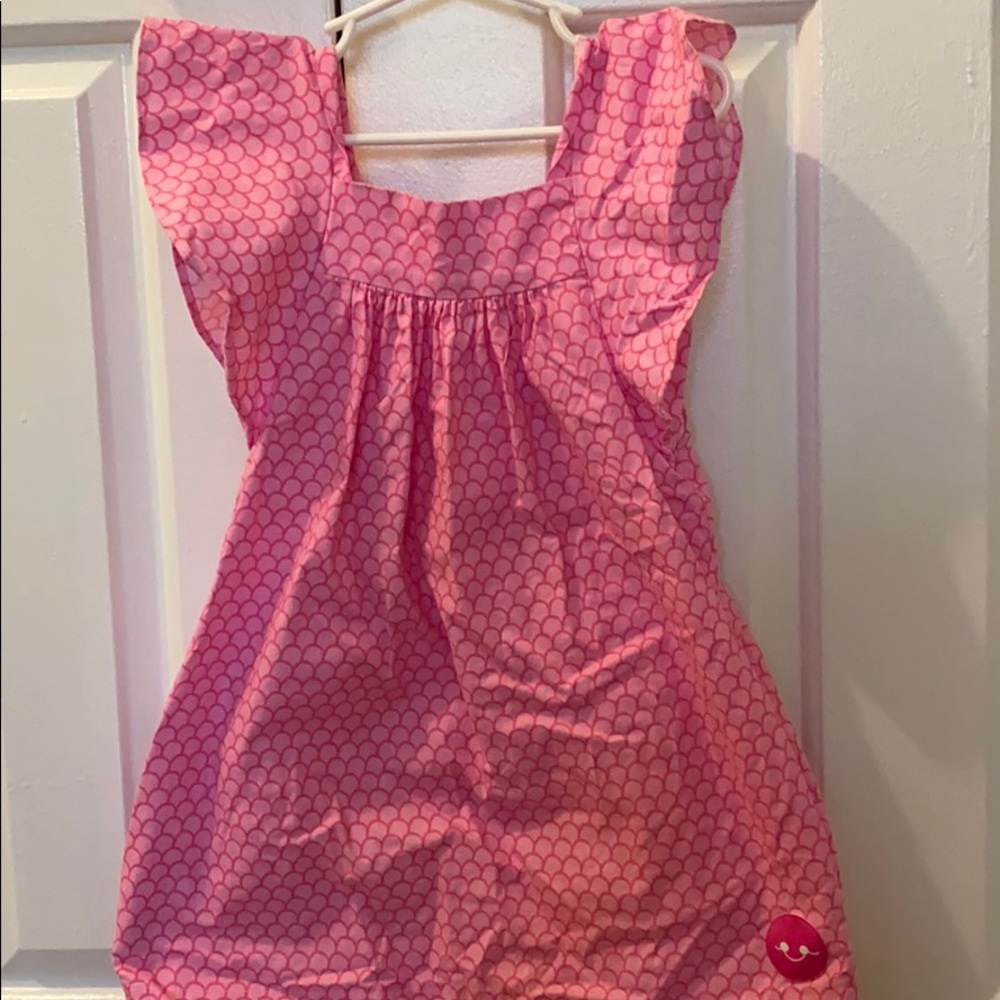 Smiling button mermaid dress